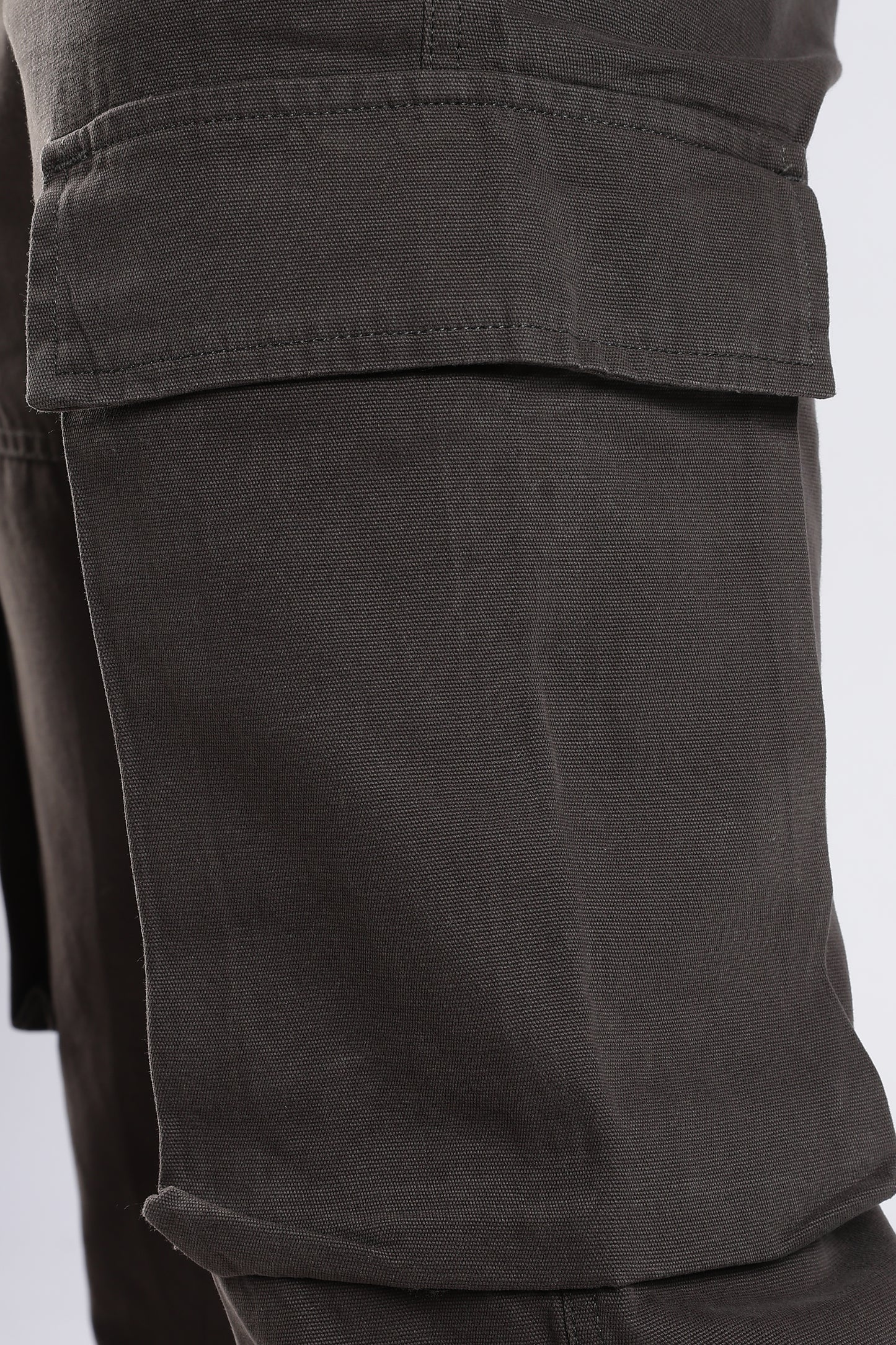 Men Dobby Cargo-Brown