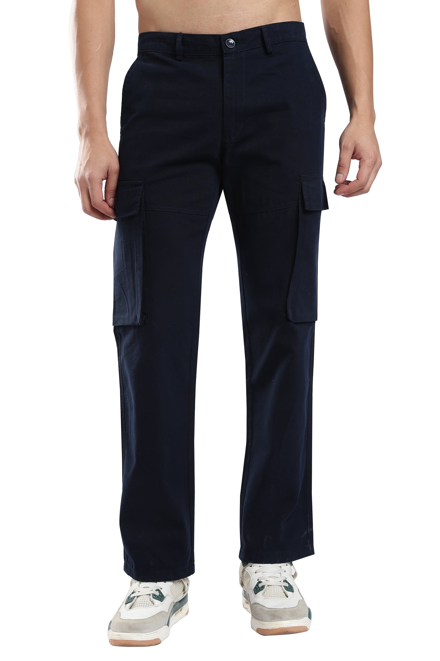 Men Dobby Cargo-Navy