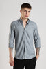 Men Liquid Nylon Plain Shirts-Grey