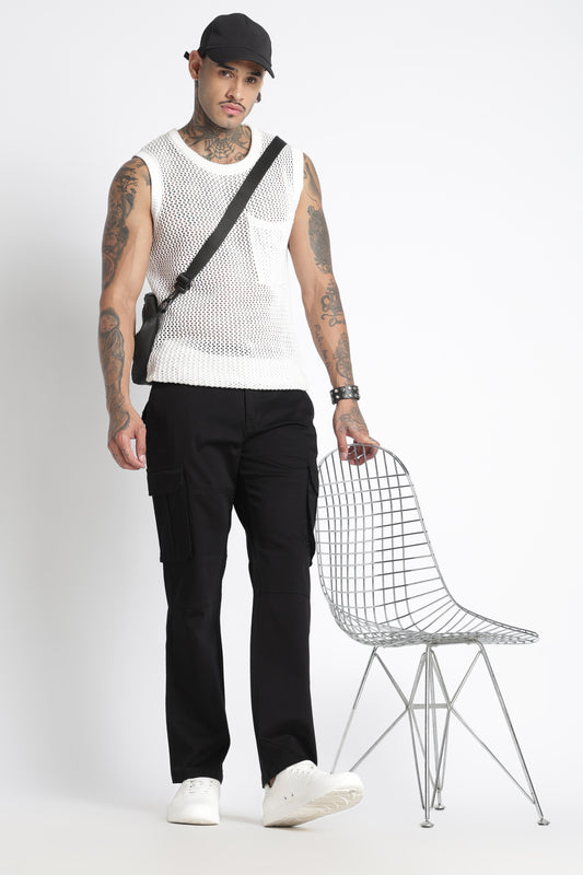 Men Big Boy Bulky Cargo-Black