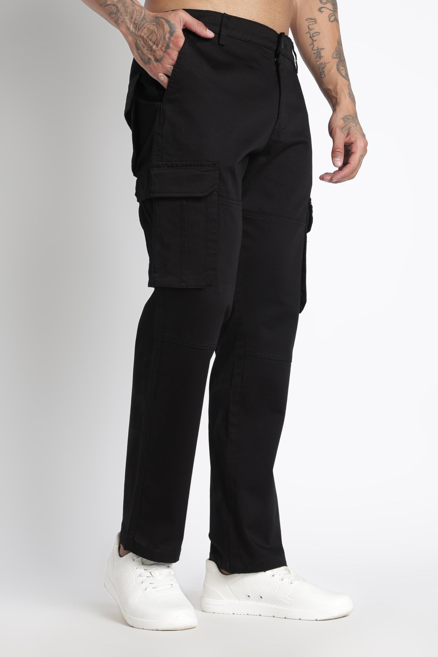 Men Big Boy Bulky Cargo-Black