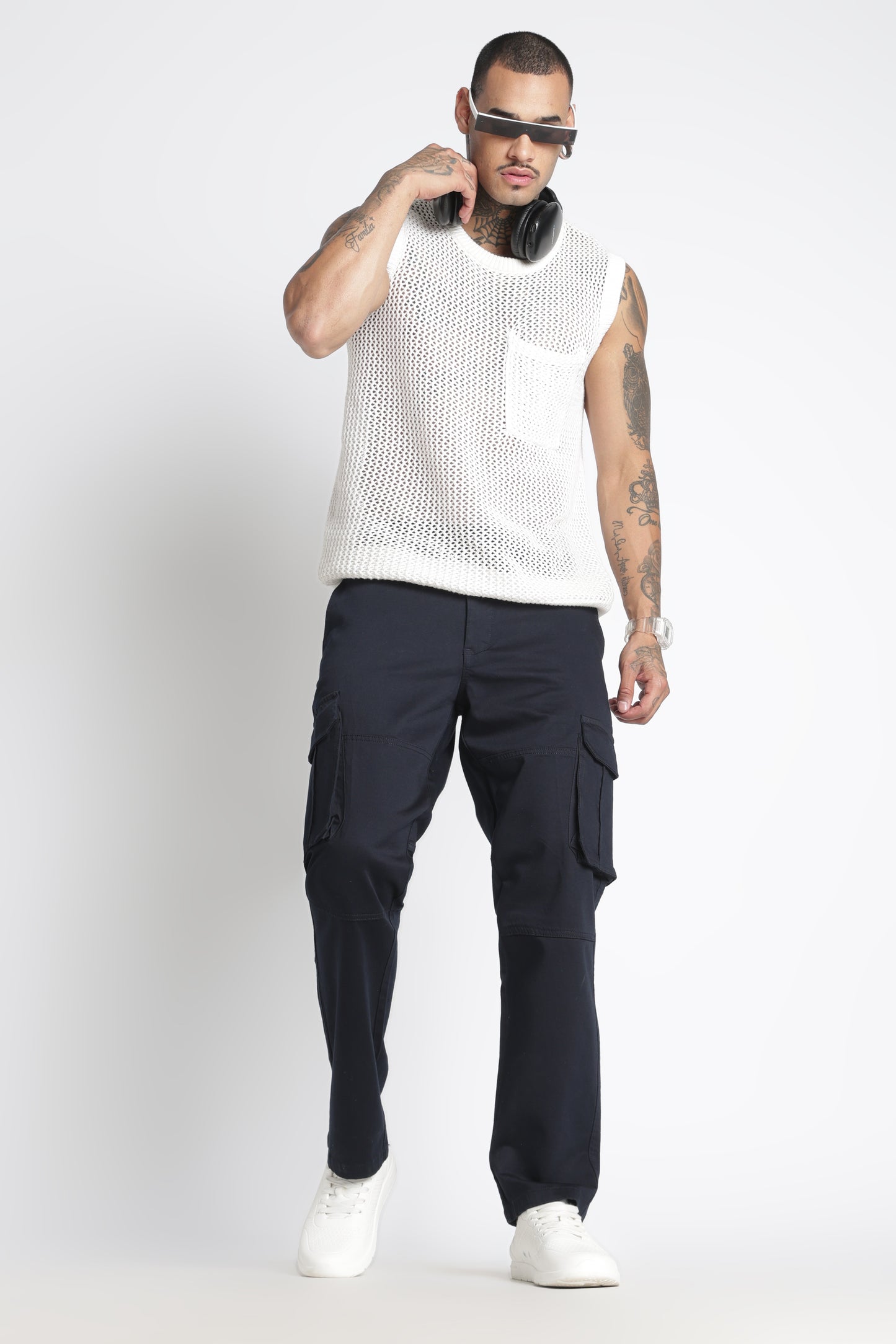 Men Big Boy Bulky Cargo-Navy