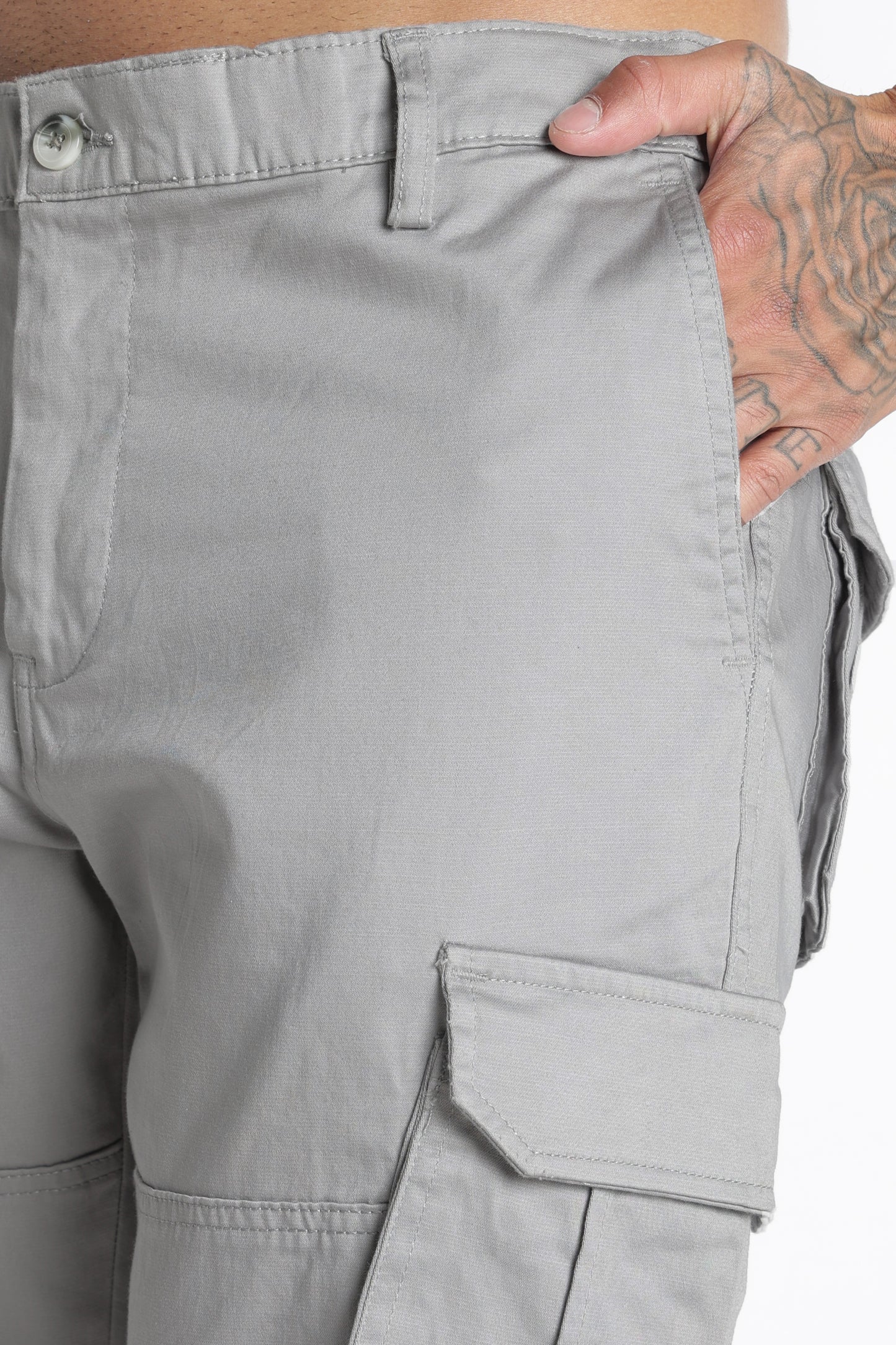 Men Big Boy Bulky Cargo-Lt Grey