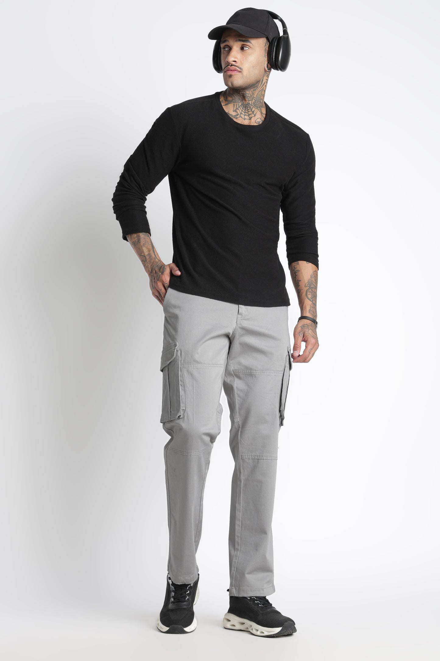 Men Big Boy Bulky Cargo-Lt Grey