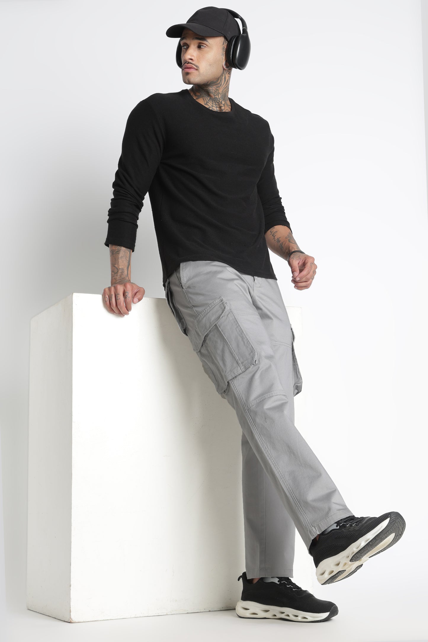 Men Big Boy Bulky Cargo-Lt Grey