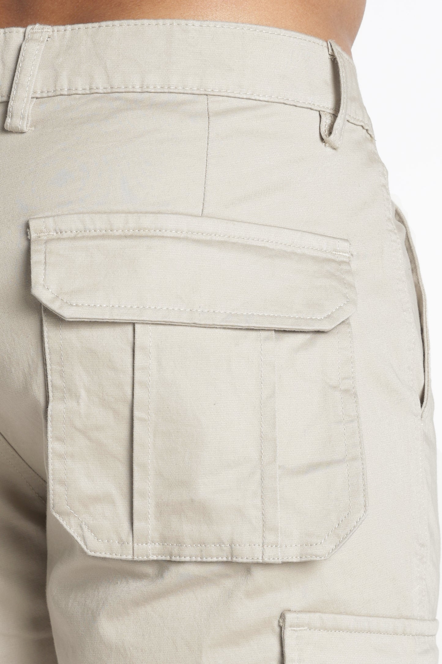 Men Big Boy Bulky Cargo-Cream