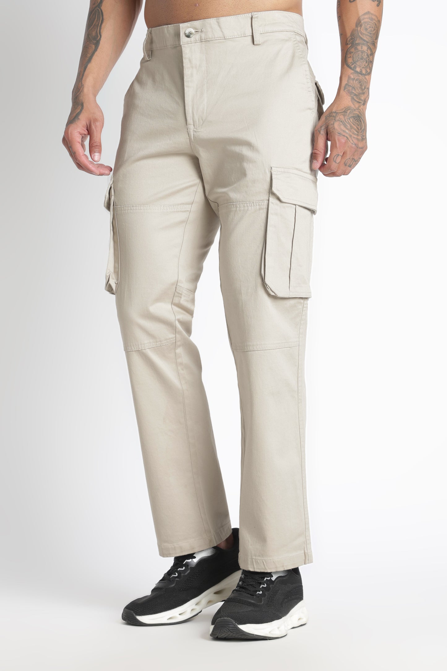 Men Big Boy Bulky Cargo-Cream