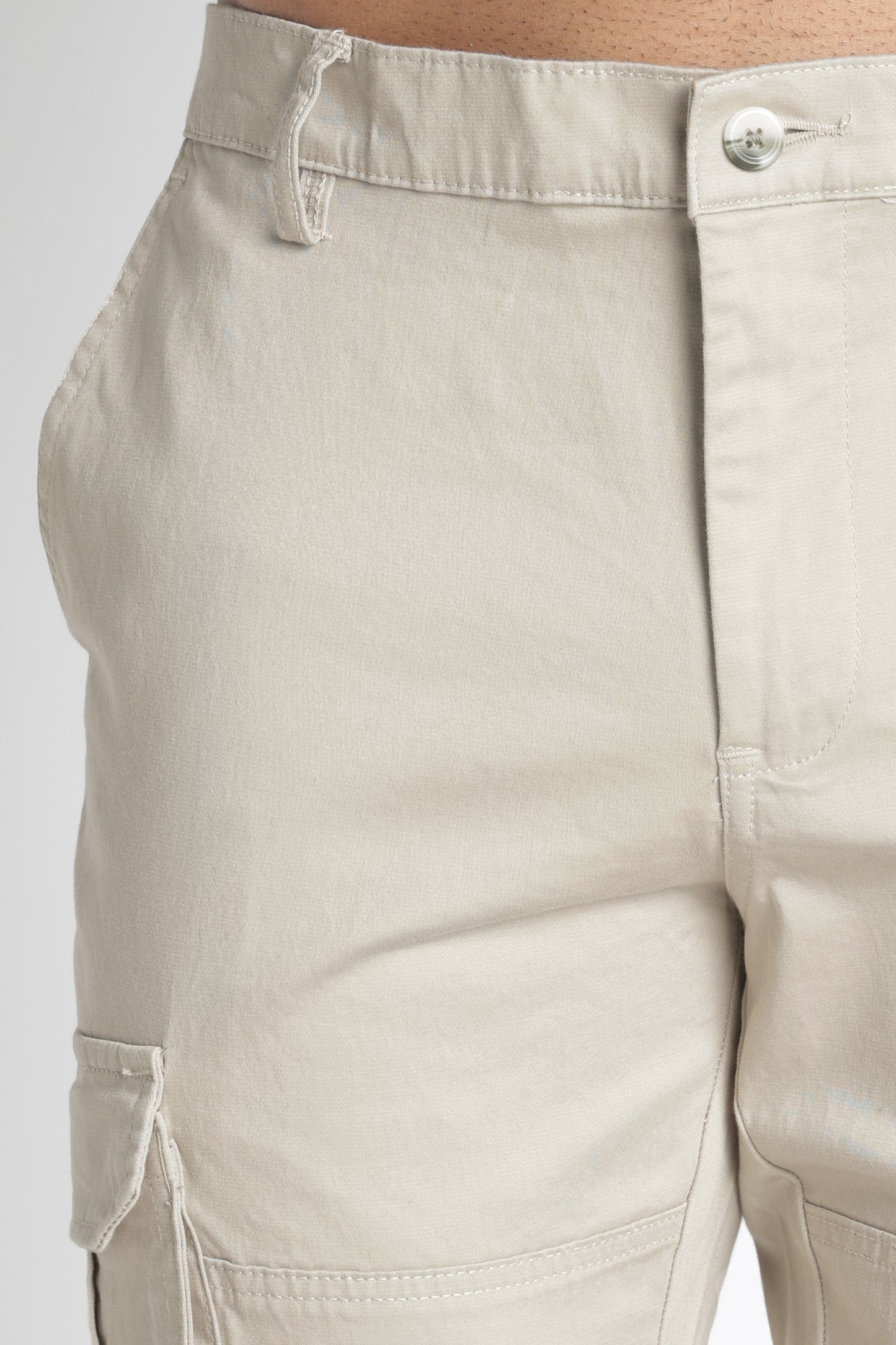 Men Big Boy Bulky Cargo-Cream