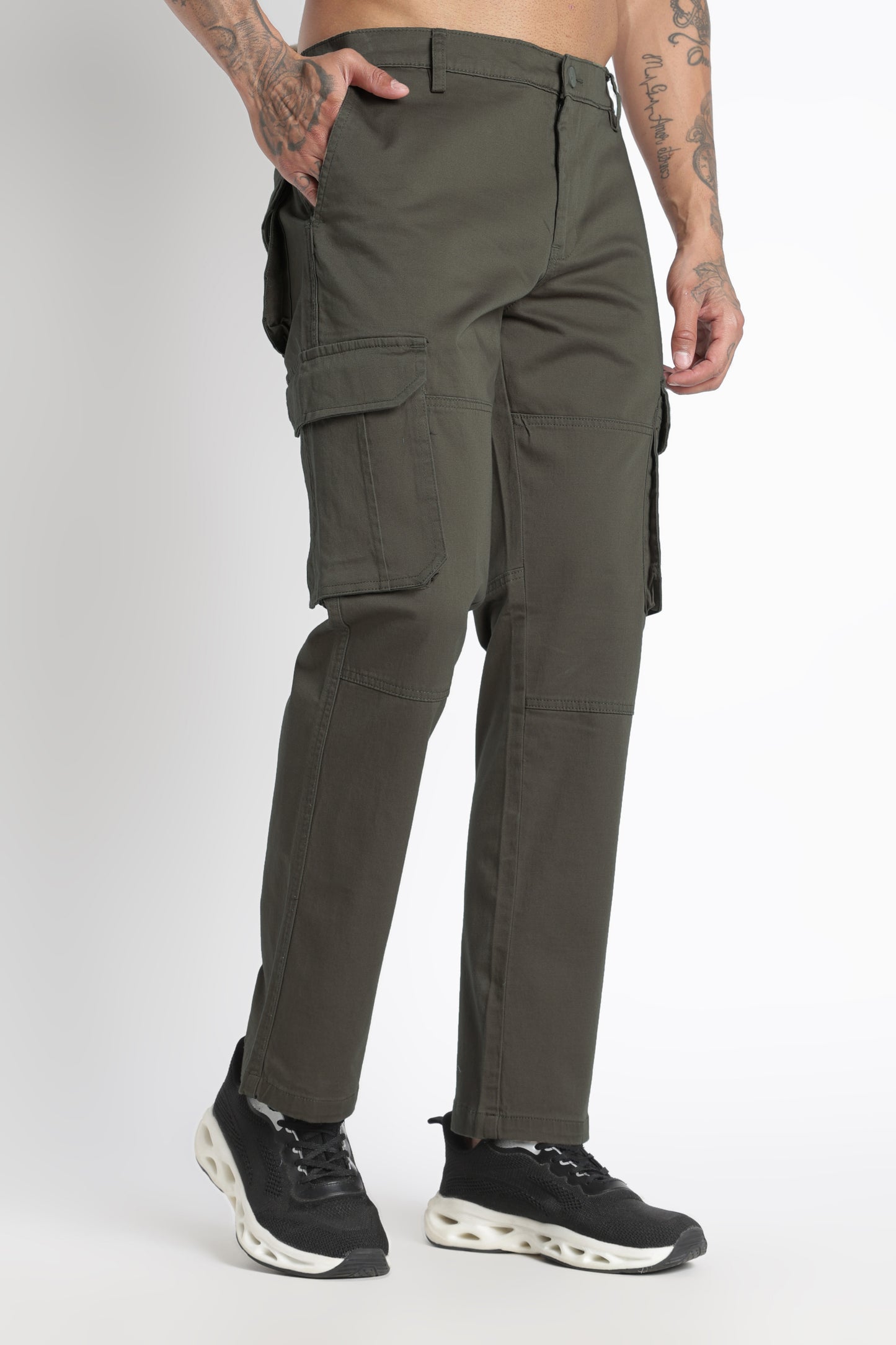 Men Big Boy Bulky Cargo-Lt Olive