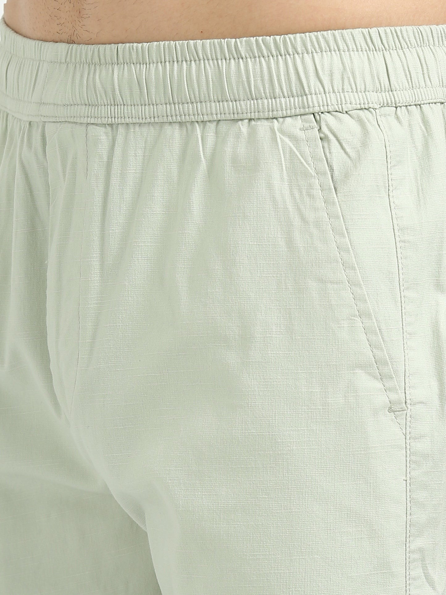 Lazy Linen Comfy Trouser - Fern