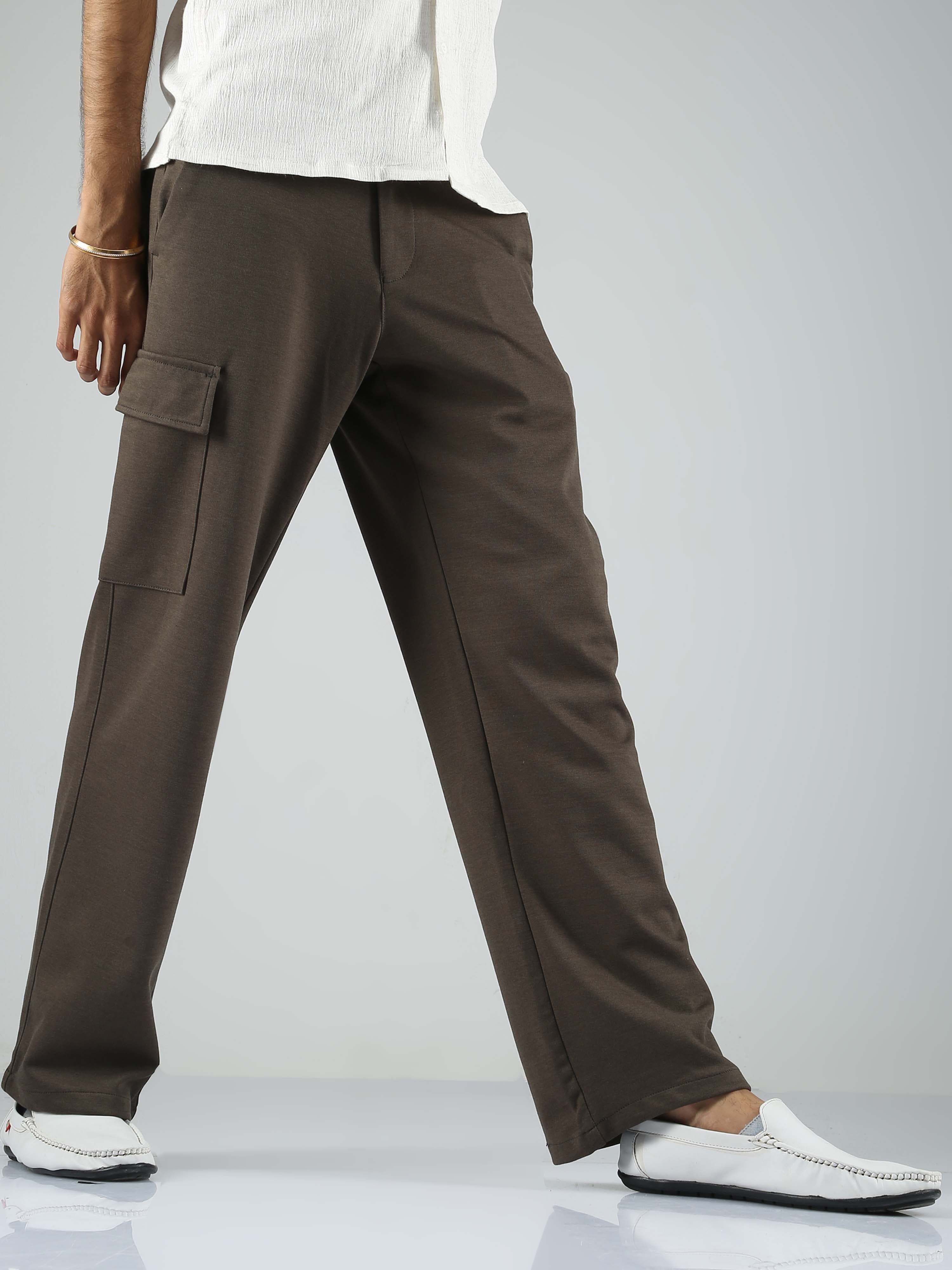 Men's Straight Fit Cotton Cargo Pants - Men's Sweatpants & Trousers - New  In 2024 | Lacoste