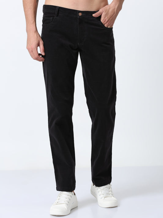 Grey Corduroy Trousers For Men