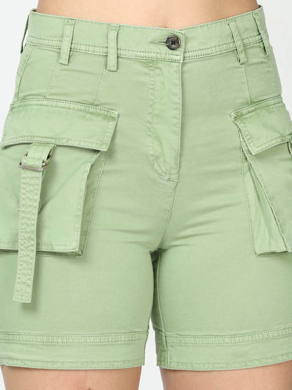 Mint Cargo Shorts for women 