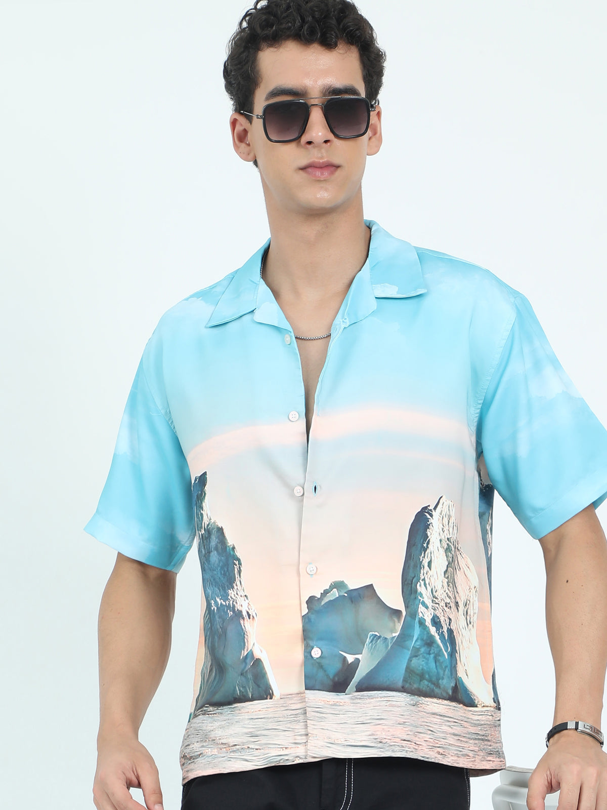 Archipelago Oversized Baggy Shirts Mens