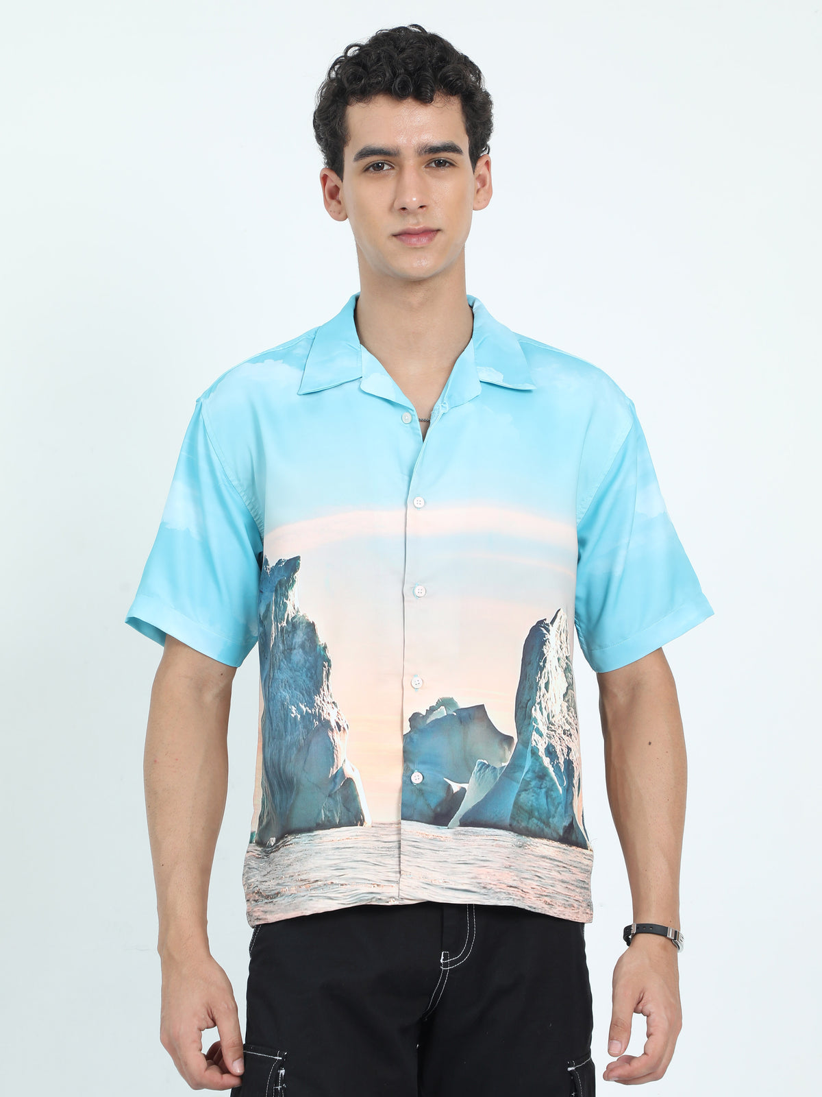 Archipelago Oversized Baggy Shirts Mens
