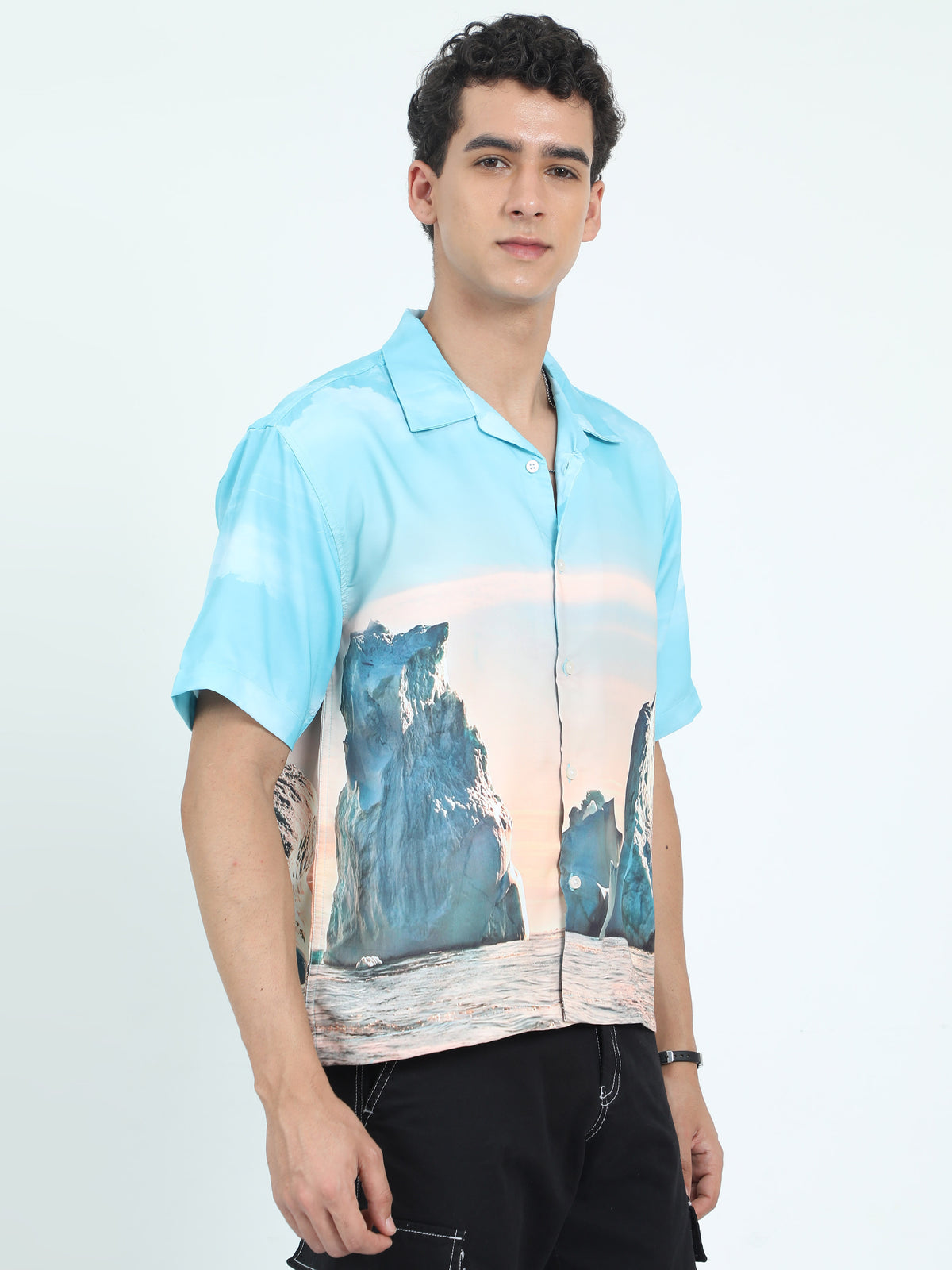 Archipelago Oversized Baggy Shirts Mens