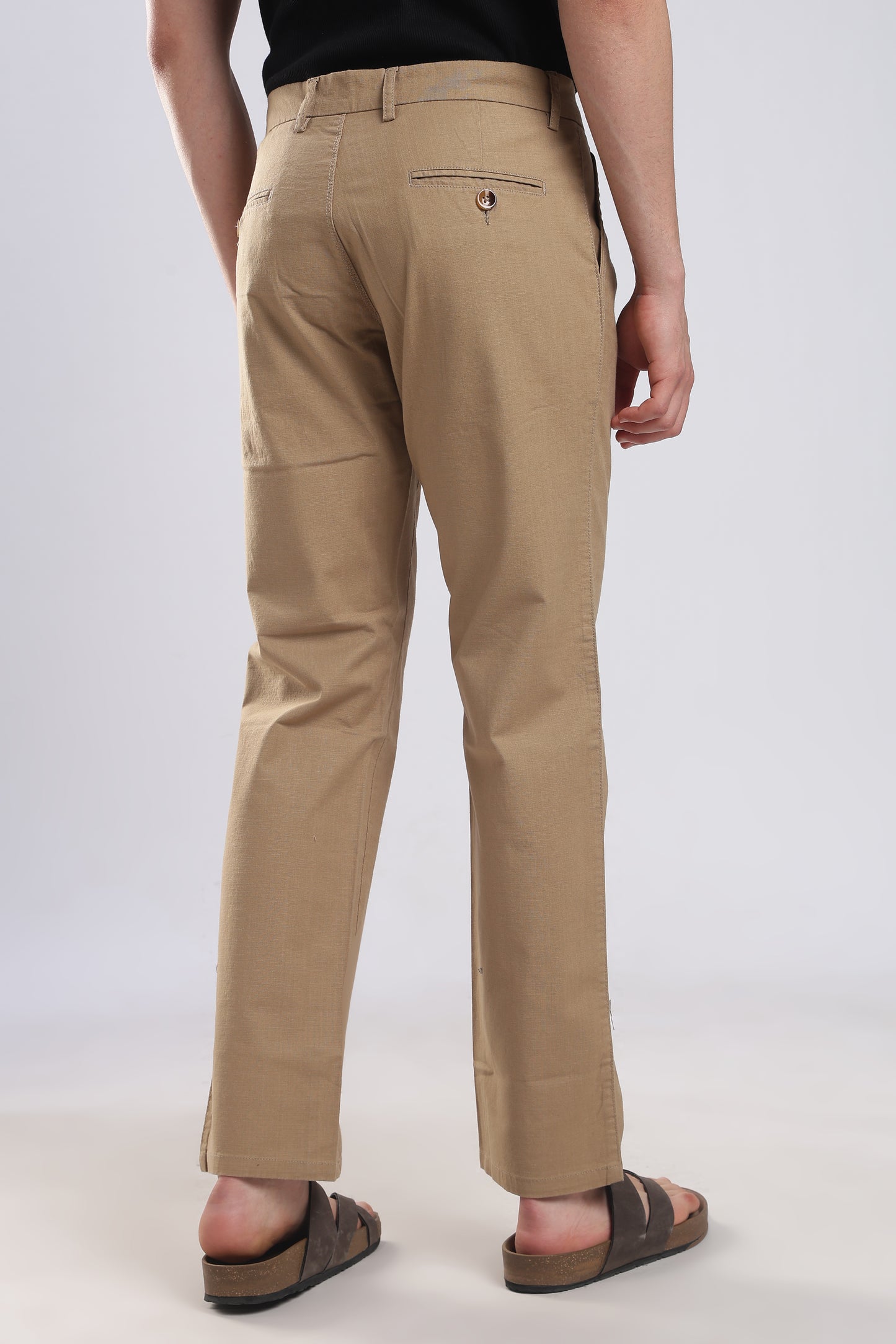 Linen Pleat Traveller-Khakhi