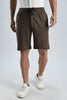 Men Jacquad Shorts-Olive