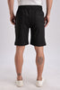 Men Jacquad Shorts-Black