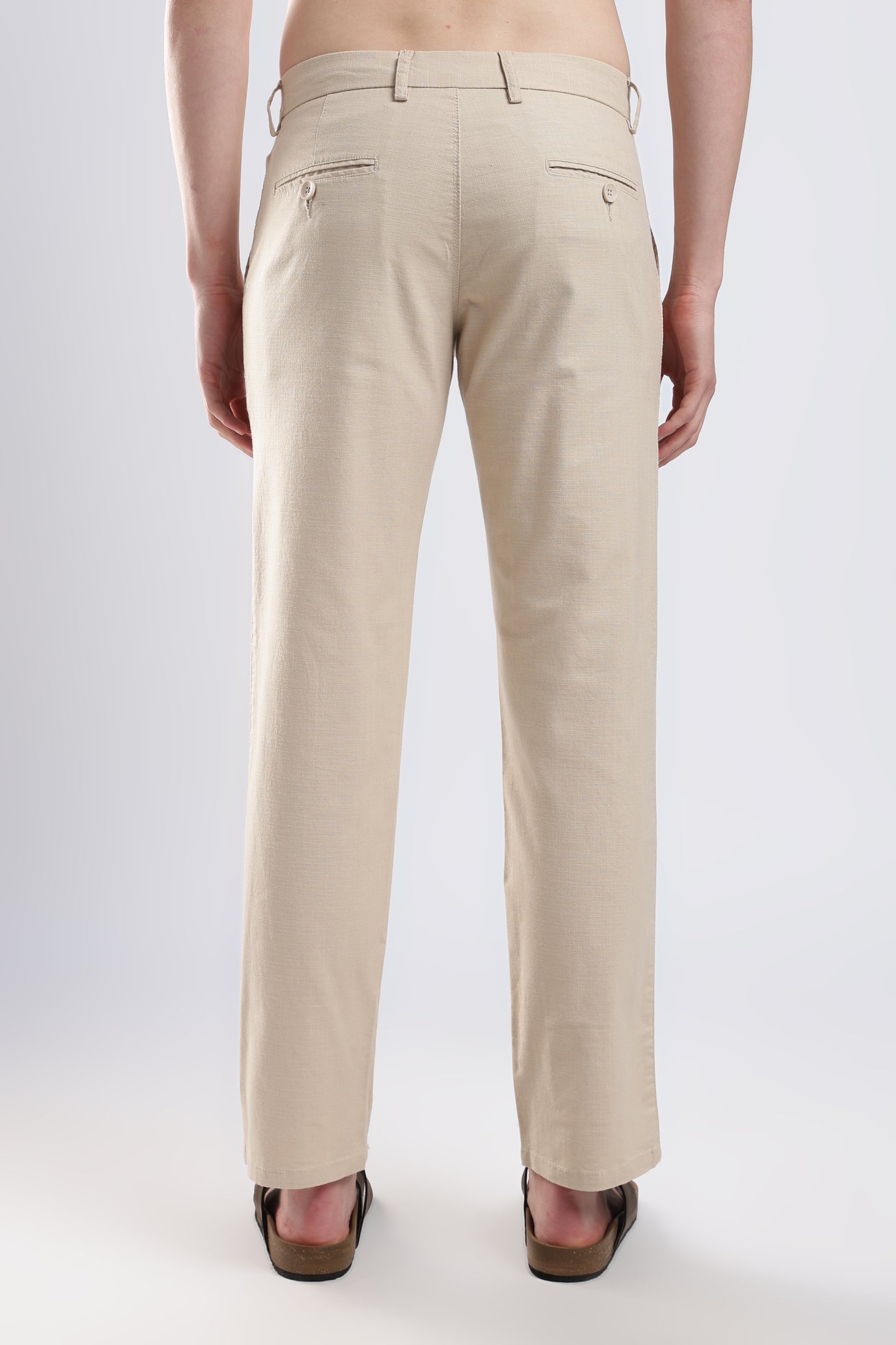 Linen Pleat Traveller-Cream