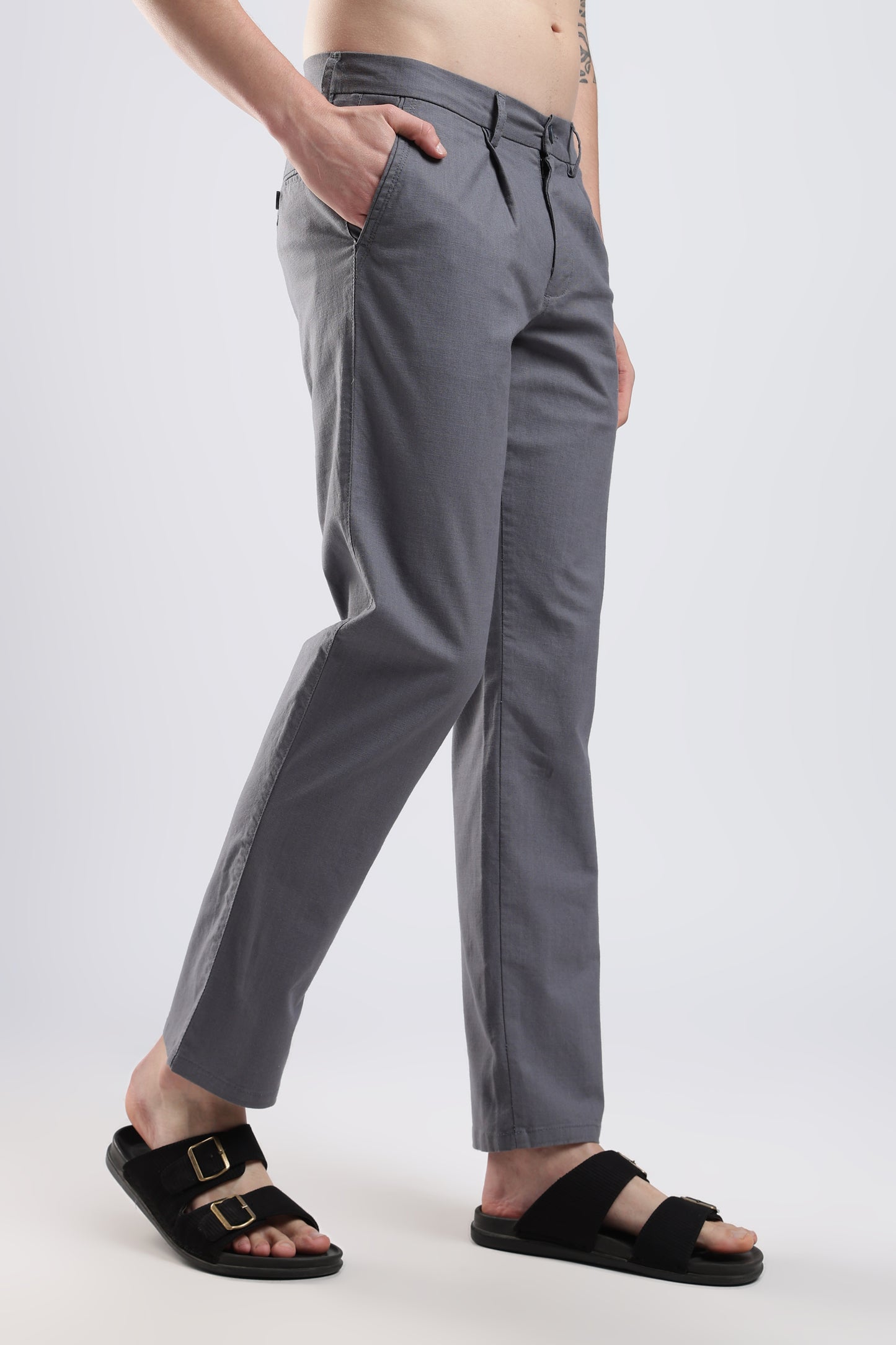 Linen Pleat Traveller-Grey