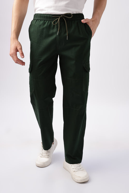 Men Relaxed Fit Air Cargo-Olive