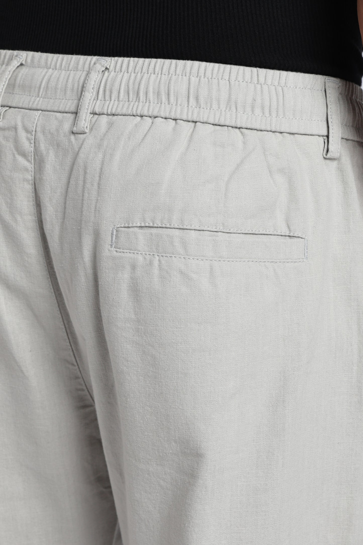 Men Linen Cotton Traveller Trousers – Stone