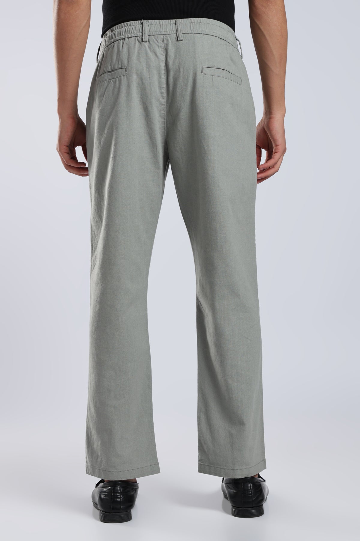 Men Marvel Linen Traveller Trouser – Fern