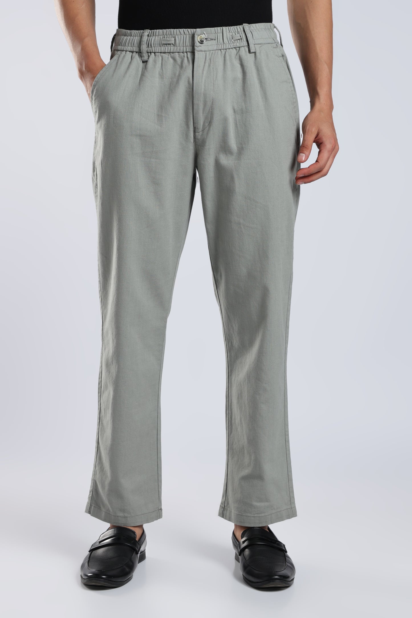 Men Linen Cotton Traveller Trousers – Fern