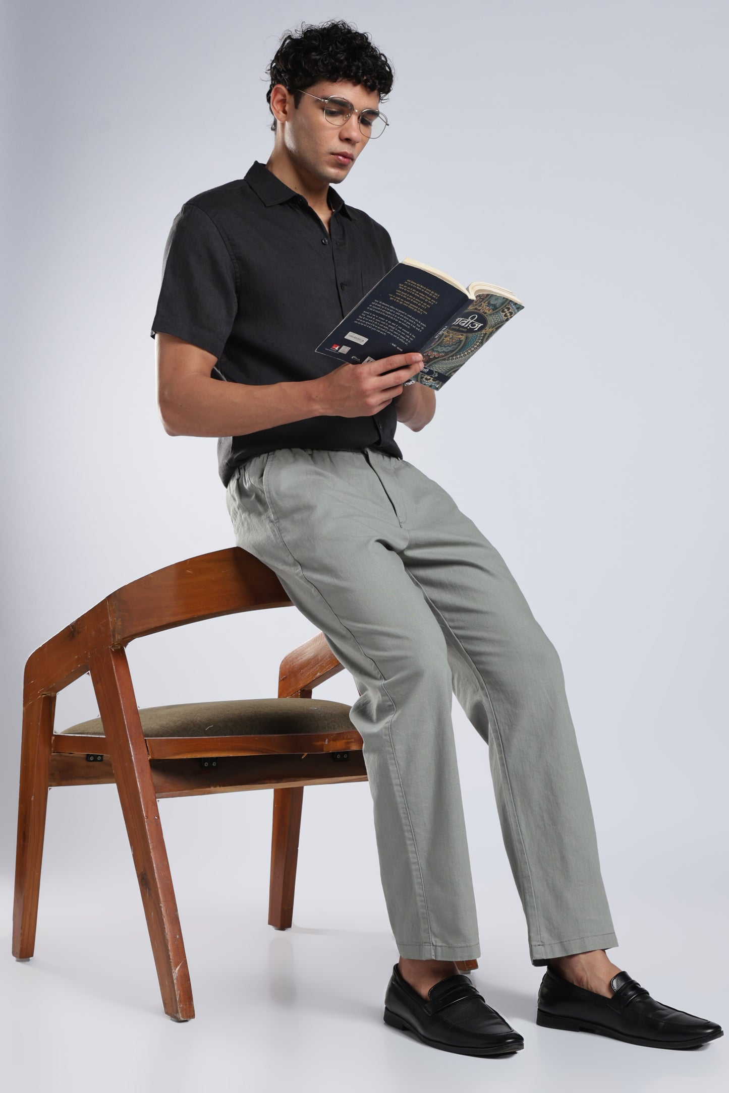 Men Linen Cotton Traveller Trousers – Fern