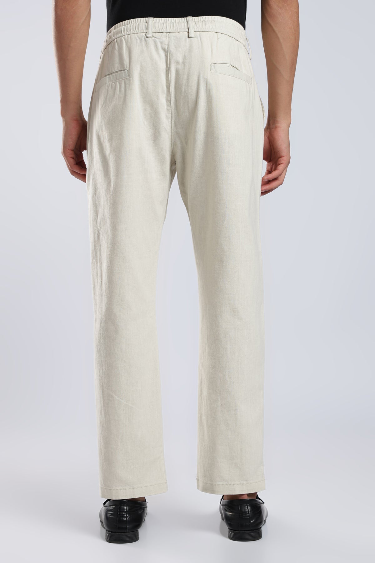 Men Marvel Linen Traveller Trouser – Beige