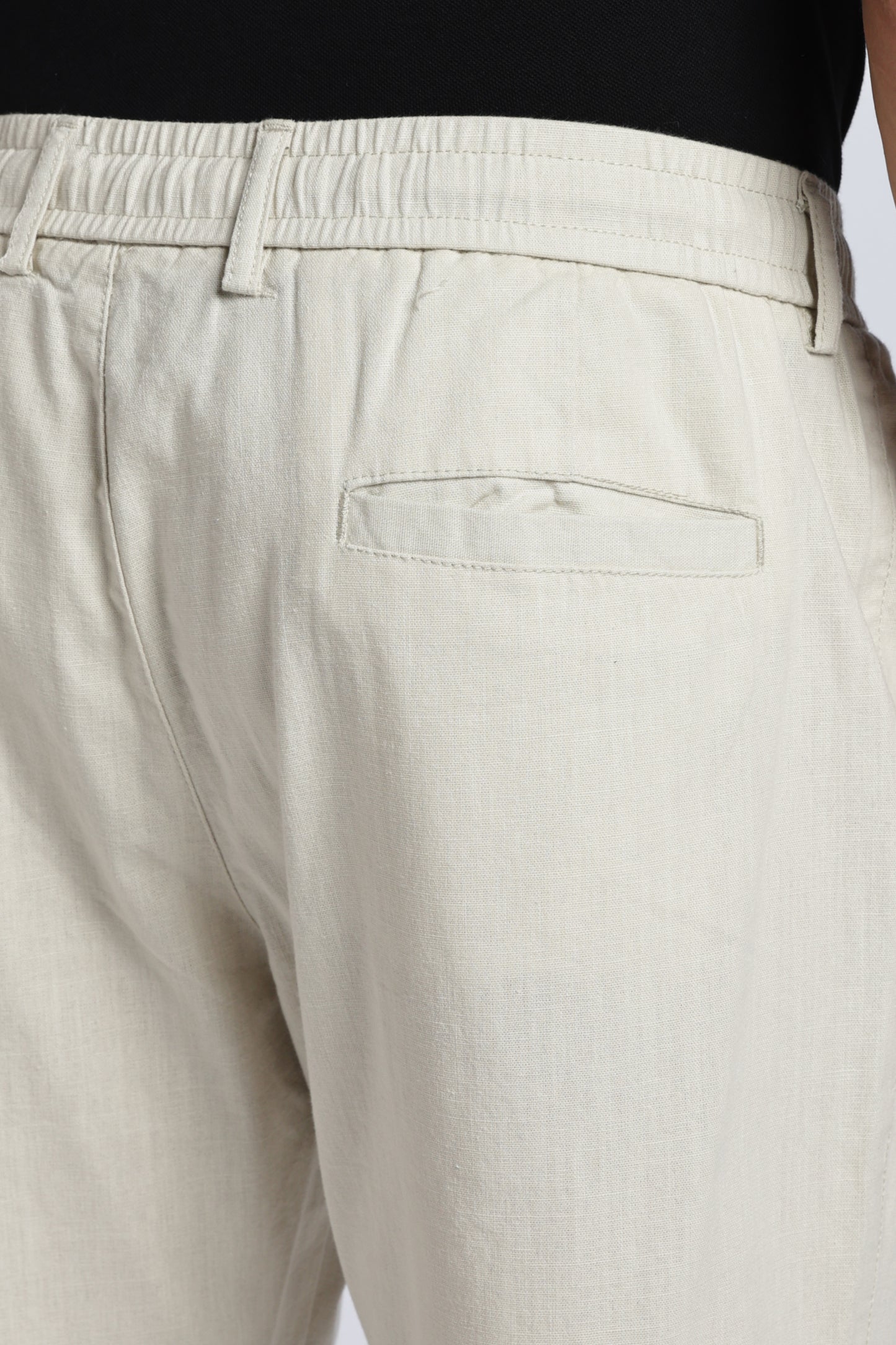 Men Marvel Linen Traveller Trouser – Beige