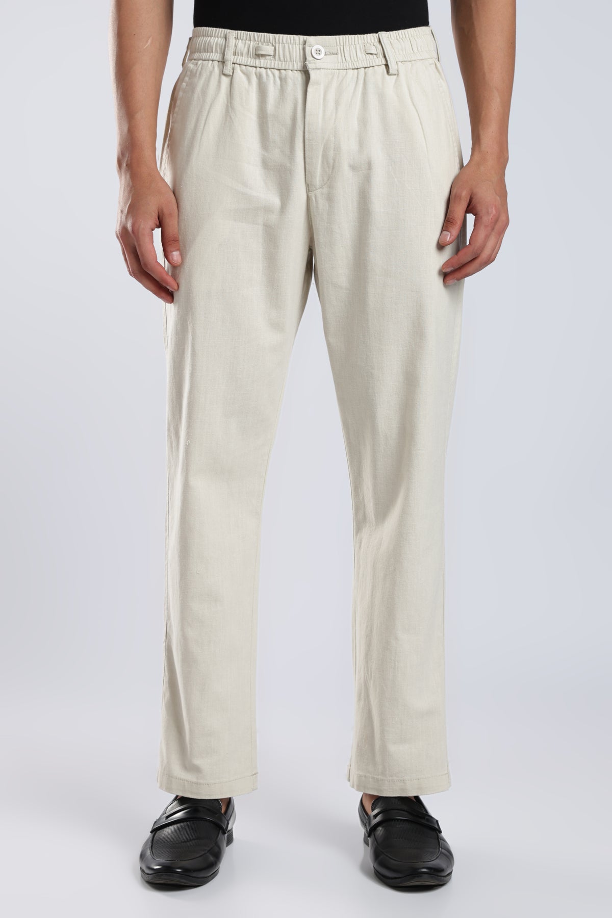 Men Marvel Linen Traveller Trouser – Beige