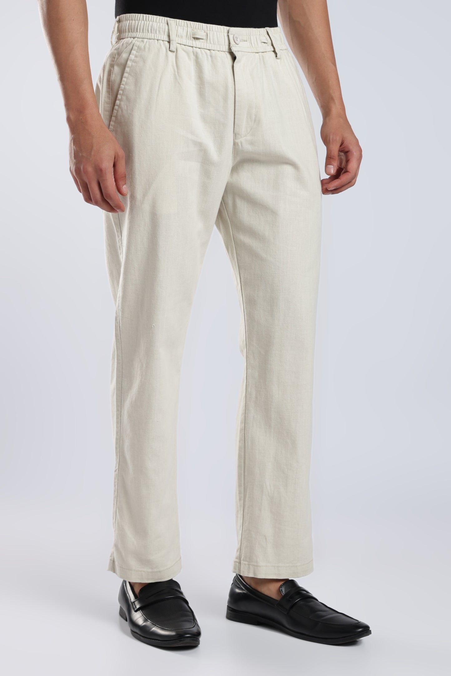 Men Marvel Linen Traveller Trouser – Beige