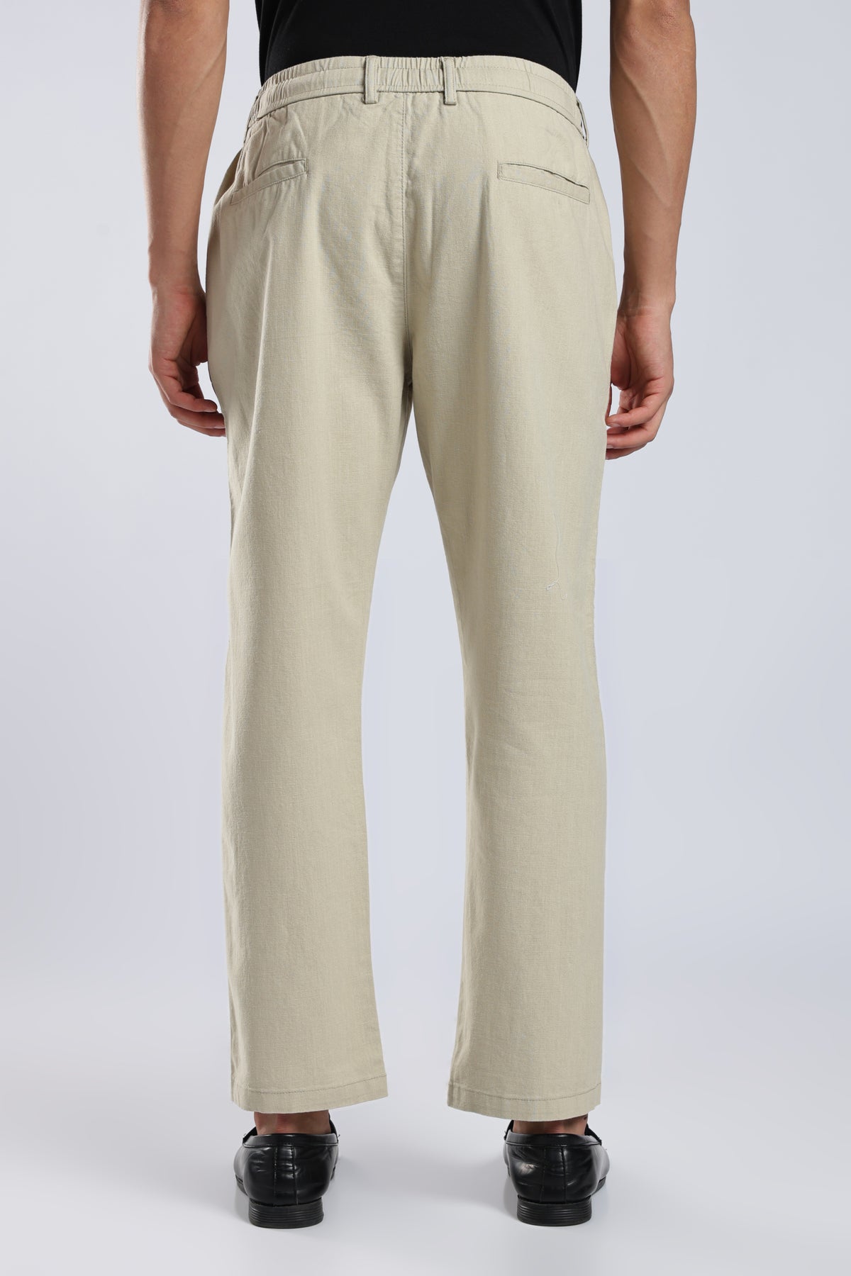 Men Marvel Linen Traveller Trouser – Light Olive