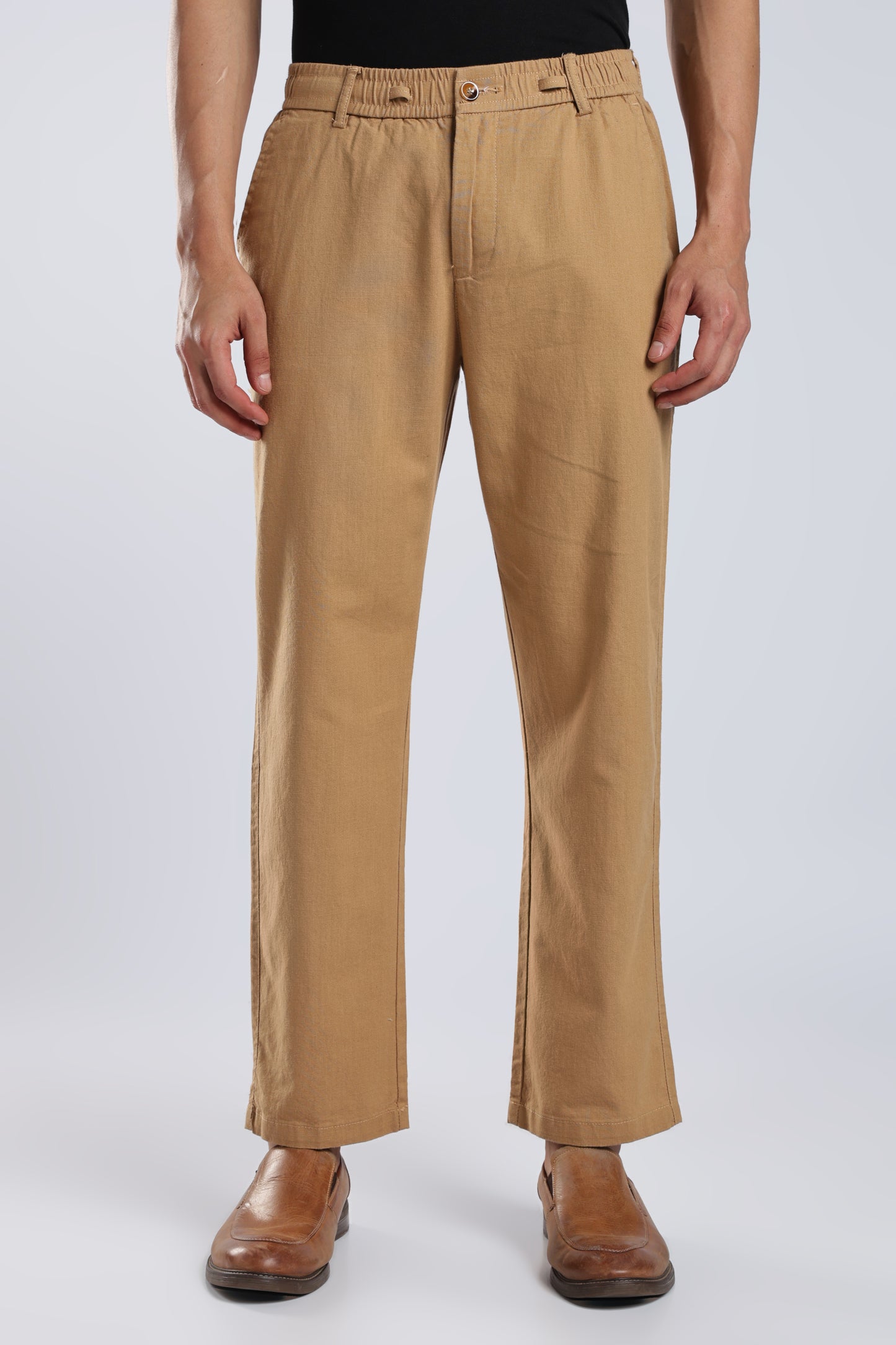 Men Marvel Linen Traveller Trouser – Khaki