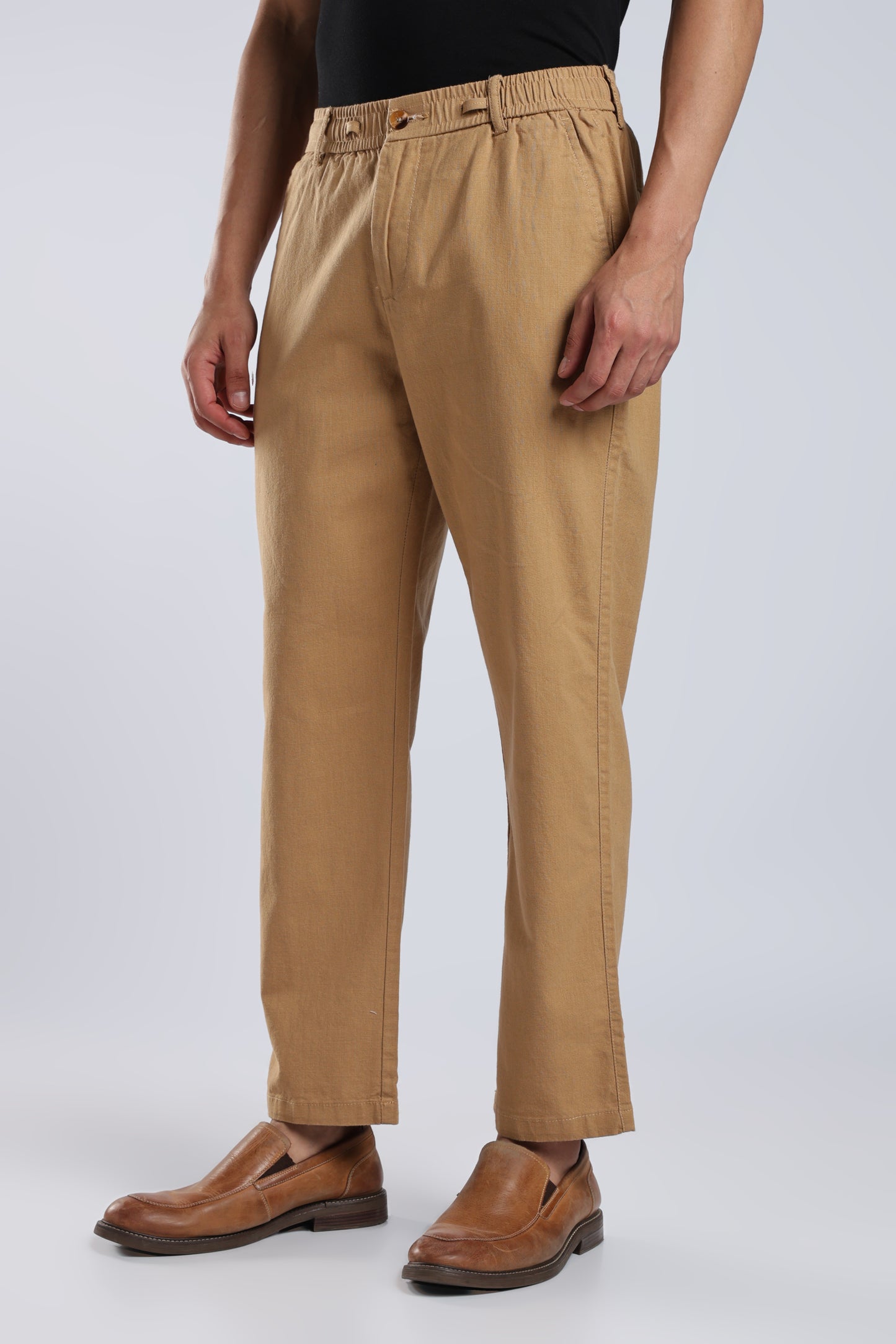 Men Marvel Linen Traveller Trouser – Khaki