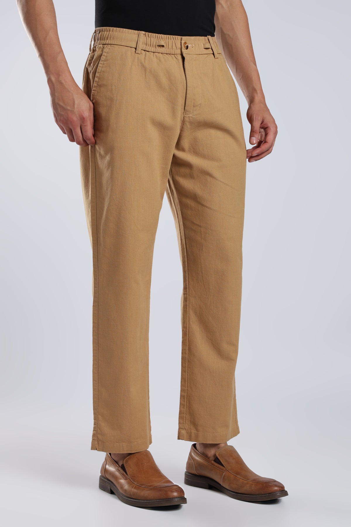 Men Marvel Linen Traveller Trouser – Khaki