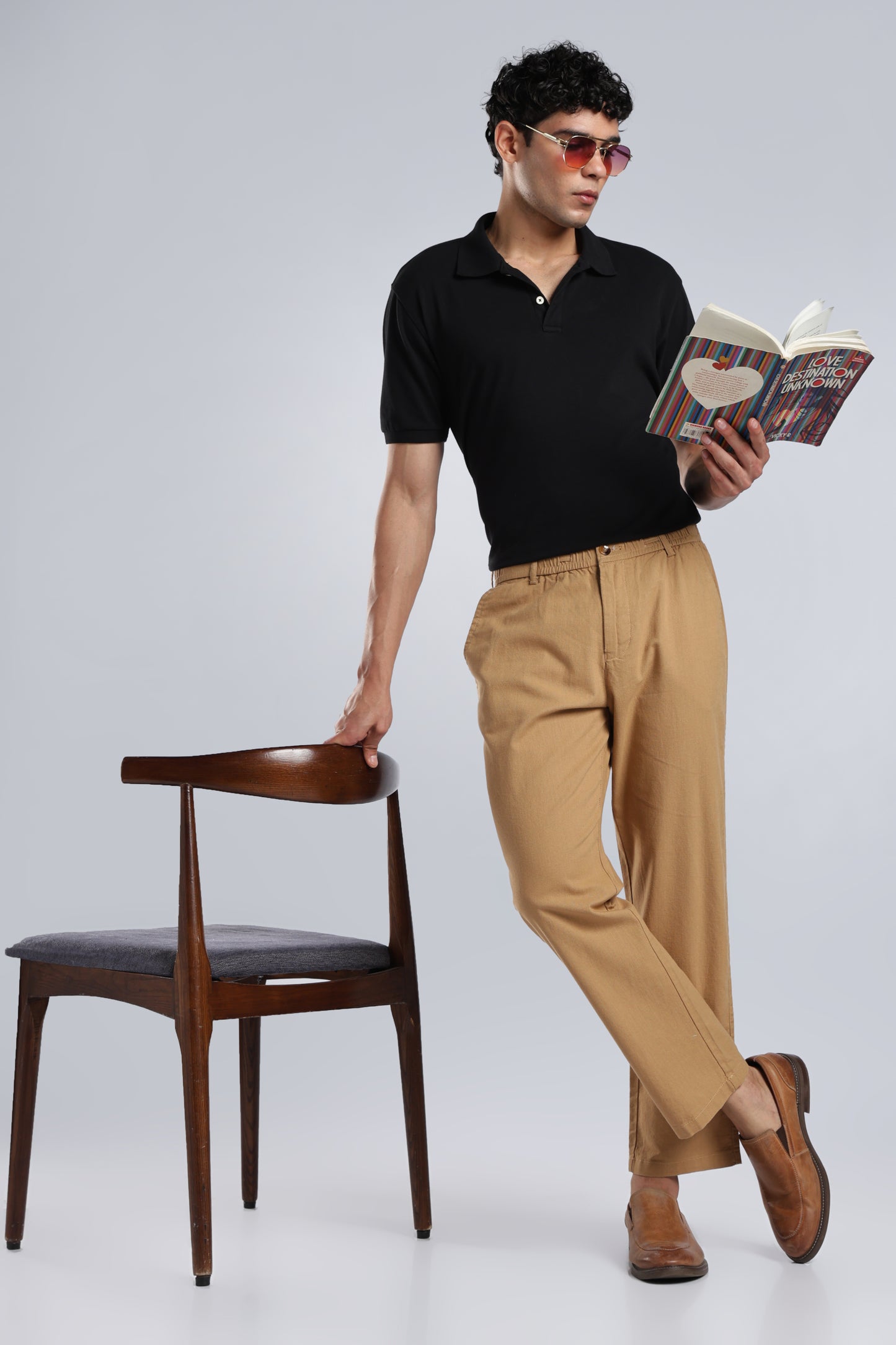 Men Marvel Linen Traveller Trouser – Khaki
