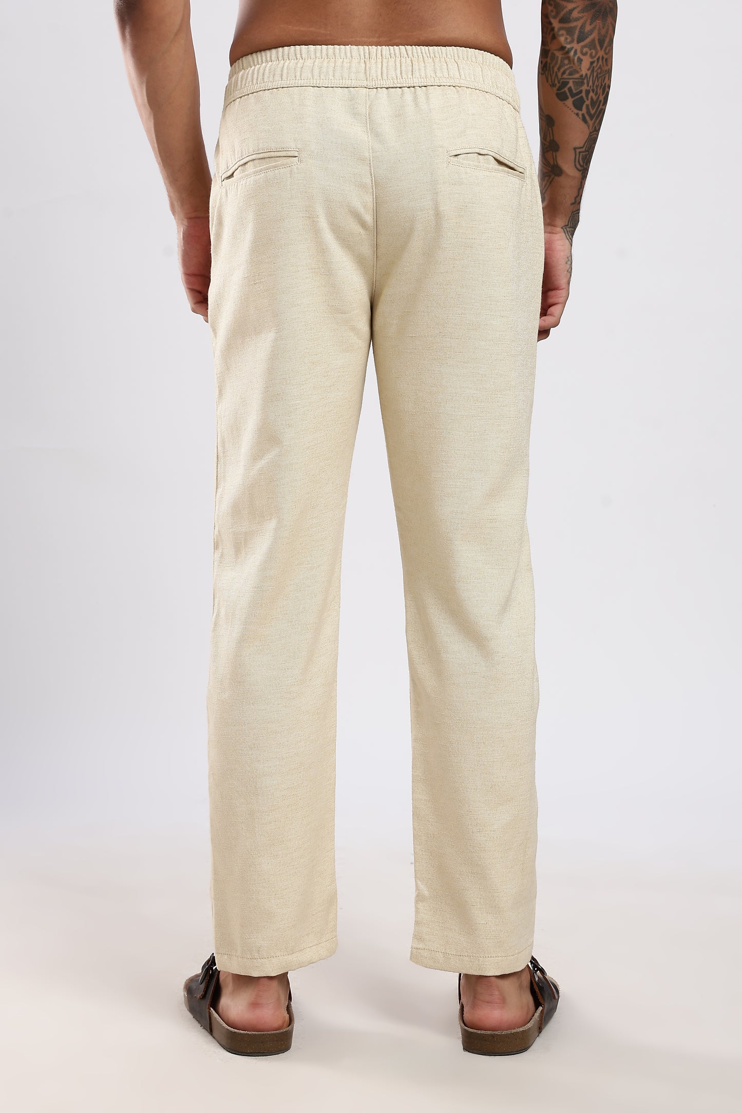 Twisted Linen Like Traveller Pant
