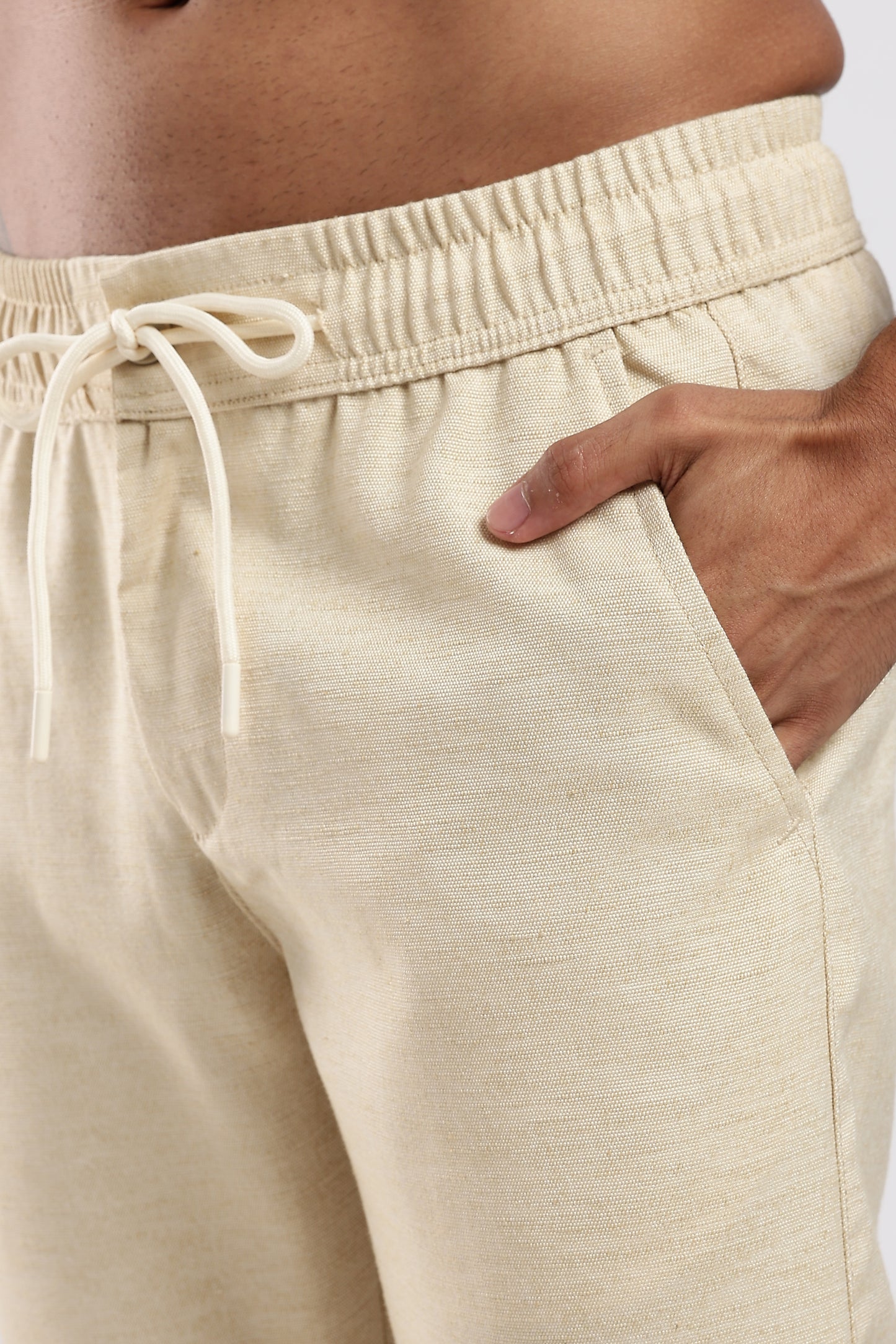 Twisted Linen Like Traveller Pant