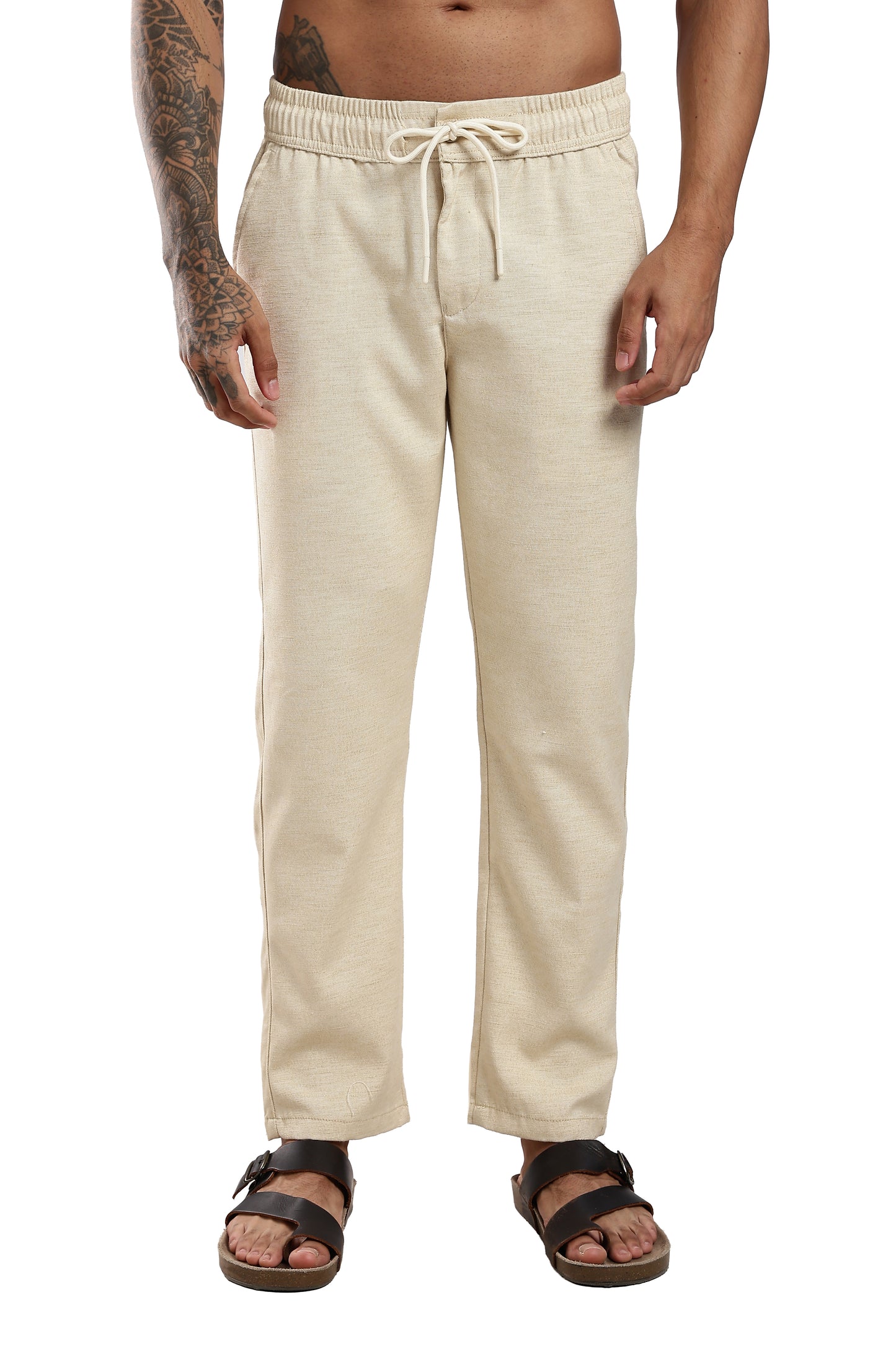 Twisted Linen Like Traveller Pant