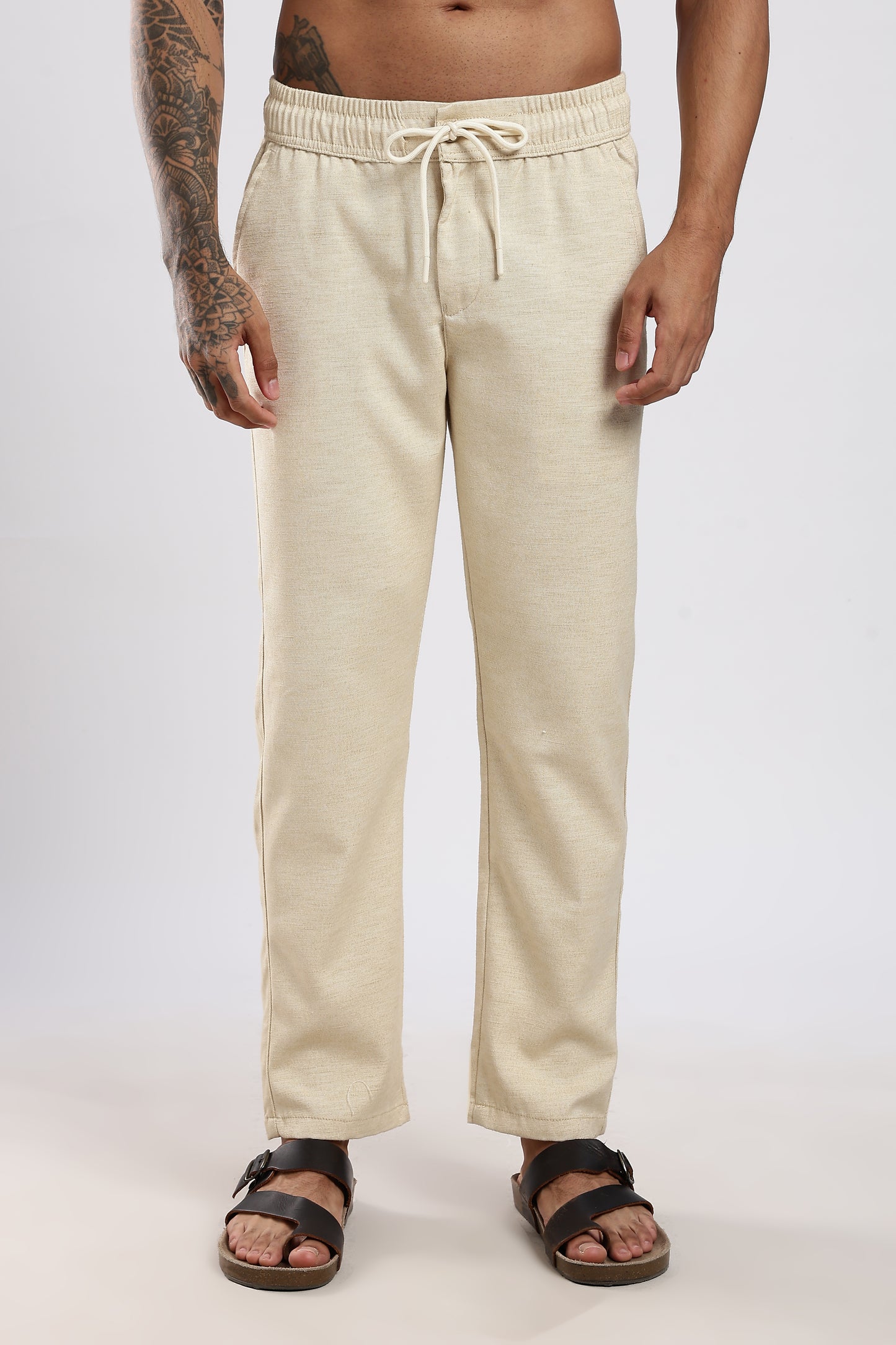 Twisted Linen Like Traveller Pant