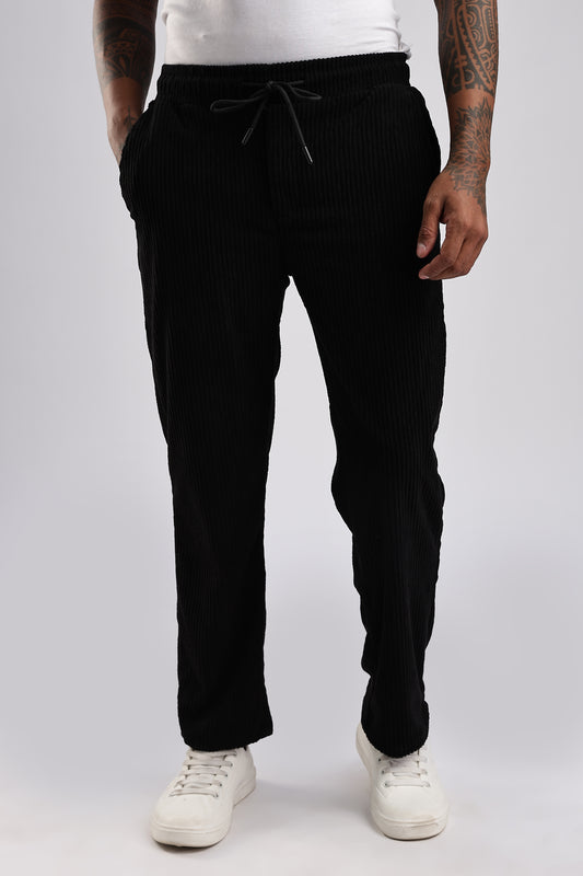 black corduroy pants men