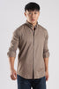 Men Army Twill Shirts-Khakhi