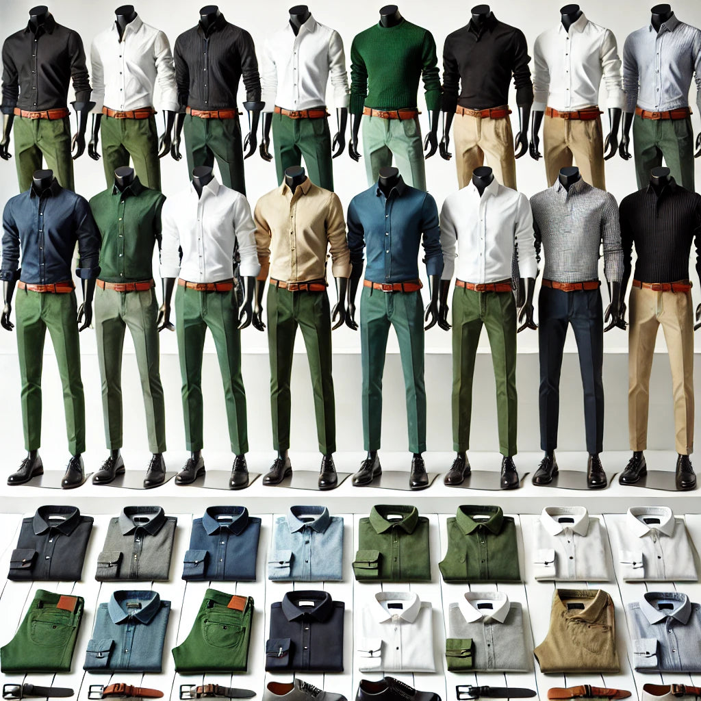 Top Shirt Colors That Match Green Pants for Men