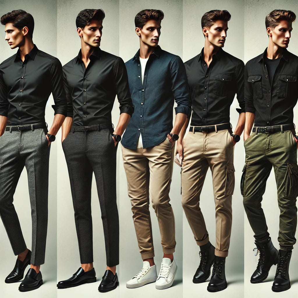 What Pants Go With a Black Shirt for Men? Style Guide What Pants Go With a Black Shirt for Men? Style Guide
