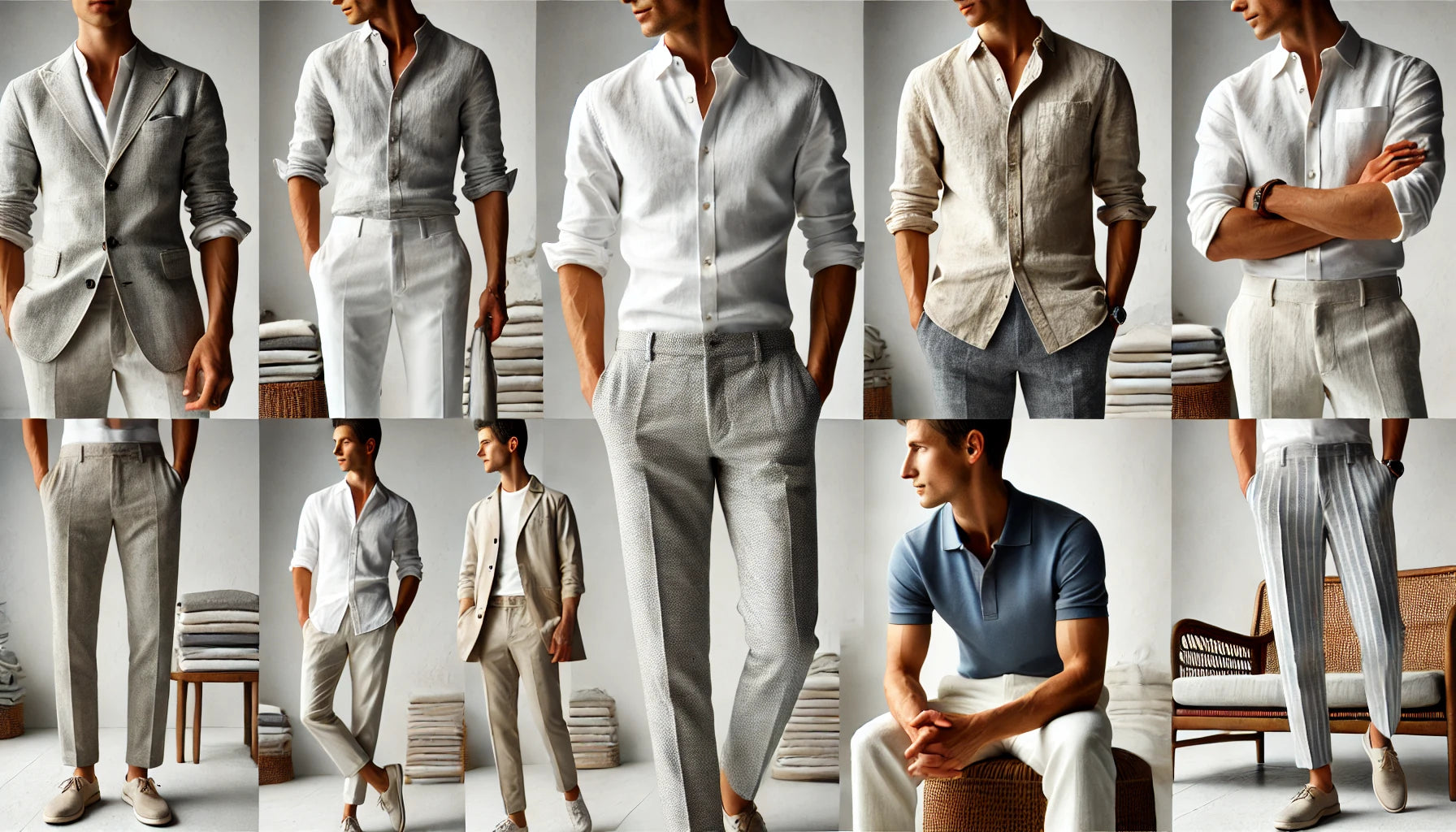 Men’s White Linen Pants: The Ultimate Shirt Pairing Style Guide