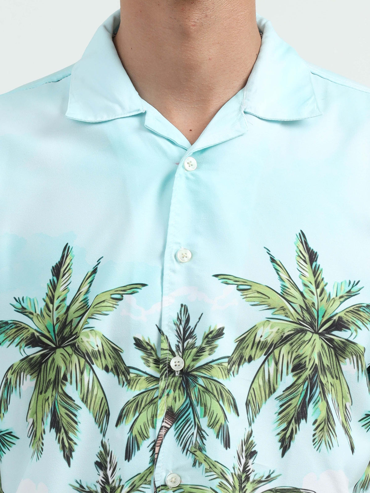 Mens Caribbean Oversized Printed Shirt