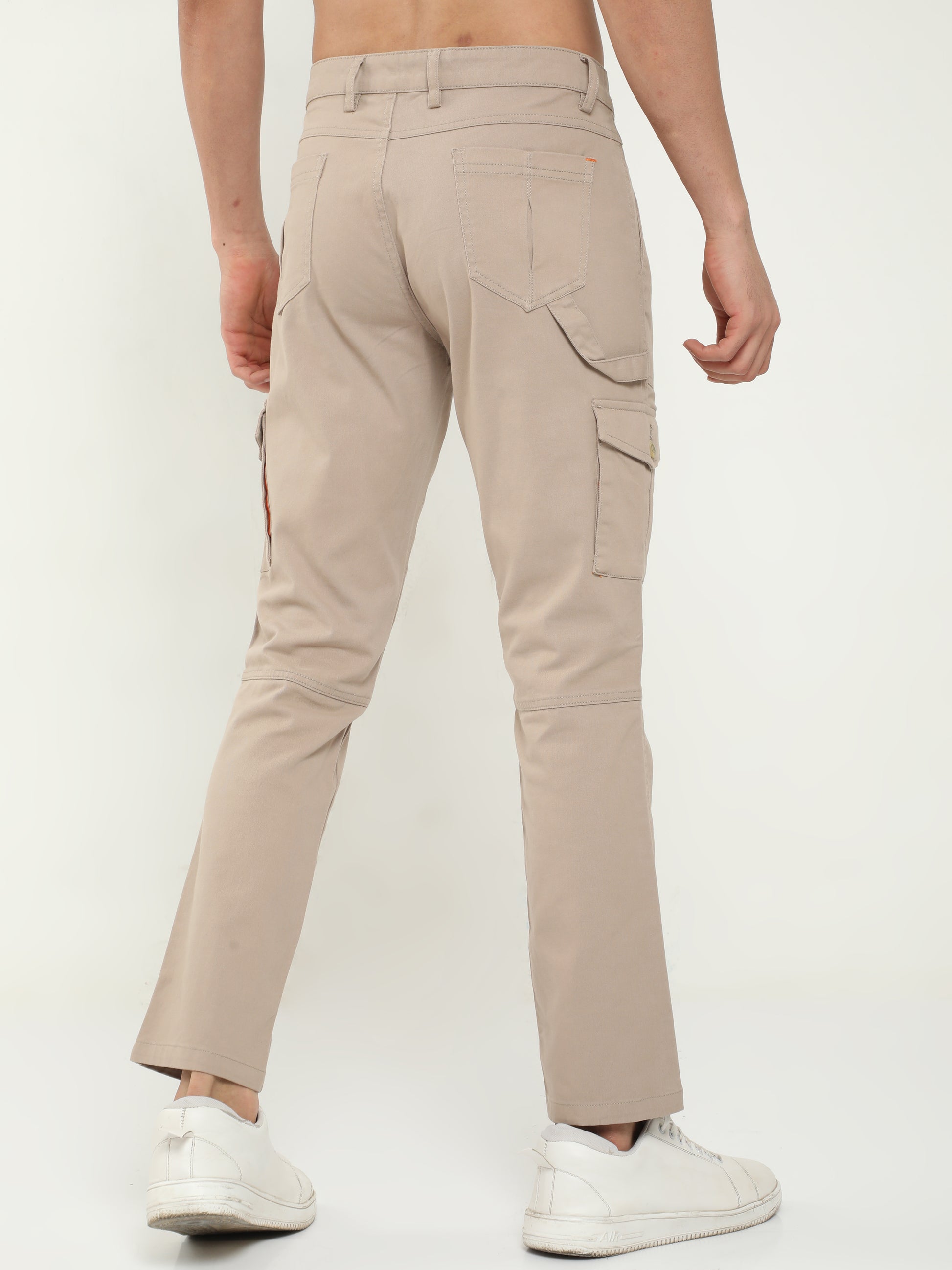 Men Classic Khaki Cargo Pants
